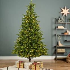 Albero di Natale Allison Illuminato h240Ø152cm PE+PVC