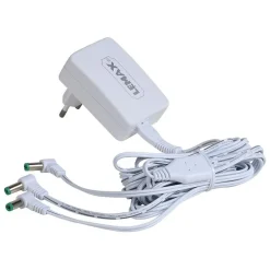 Alimentatore 4.5V 3 Uscite Bianco Cavo Fisso Gs Cod. 94564