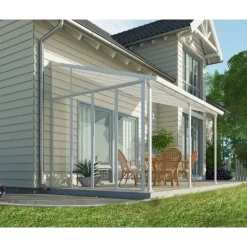 Canopia 3 m Parete laterale Pergola Bianco
