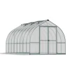 Canopia Bella Doppio Strato Serra Da Giardino in Policarbonato 490X244X219 cm Argento