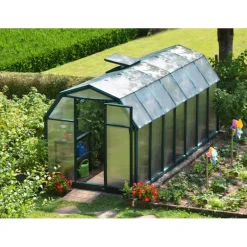 Canopia Eco Grow Doppio Strato Serra Da Giardino in Policarbonato 445X204X198 cm Verde