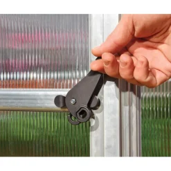 Canopia Essence Doppio Strato Serra Da Giardino in Policarbonato 607X244X229 cm Argento