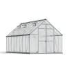 Canopia Essence Doppio Strato Serra Da Giardino in Policarbonato 487X244X229 cm Argento