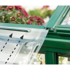 Canopia Harmony Trasparente Serra Da Giardino in Policarbonato 126X185X208 cm Verde