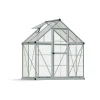 Canopia Hybrid Serra Da Giardino in Policarbonato 126X185X208 cm Argento