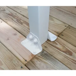 Canopia Olympia Pergola Addossata in Alluminio 3X7.4 m Bianco