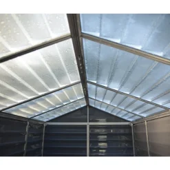 Canopia Skylight Casetta Da Giardino in Policarbonato 176X120X203 cm Grigio Deco