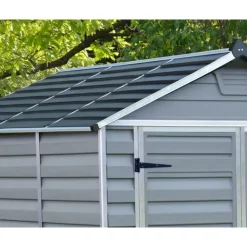 Canopia Skylight Casetta Da Giardino in Policarbonato 90X185X217 cm Grigio