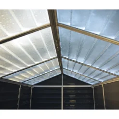 Canopia Skylight Casetta Da Giardino in Policarbonato 90X185X217 cm Grigio Scuro