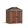 Canopia Skylight Casetta Da Giardino in Policarbonato 154X185X217 cm Ambra