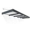 Canopia Sophia XL Pensilina Da Esterno 470X140 cm - Struttura Grigia Pannelli Opal Bianco