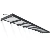 Canopia Sophia XL Pensilina Da Esterno 845X140X67 cm - Struttura Grigia Pannello Trasparente