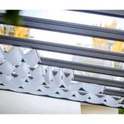 Canopia Tenda da Tetto Per la Pergola Stockholm 3.4X7.3 m Bianco