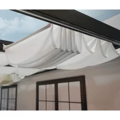 Canopia Tenda da Tetto Per la Pergola Stockholm 3.4X3.7 m Bianco