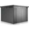 Casetta da Giardino in Metallo HIGHLINE 4 Biohort con Porta a Due Battenti