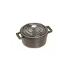 Cocotte 14 cm Grigia Graphite in Ghisa