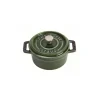 Cocotte 24 cm Verde Basilico in Ghisa