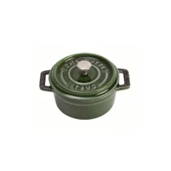 Cocotte 10 cm Verde Basilico in Ghisa
