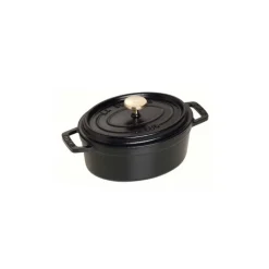 Cocotte Ovale 11 cm Nera in Ghisa