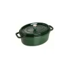 Cocotte Ovale 31 cm Verde Basilico in Ghisa