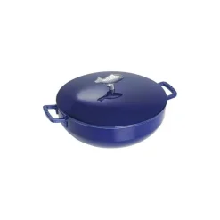 Cozziera 28 cm Blu Scura in Ghisa