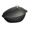 Cozziera 25 cm Nera in Ghisa