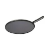 Crepiere 30 cm Nera in Ghisa