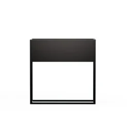Fioriera Hestera PLANTER HUB in Metallo colore Antracite 80x25x78