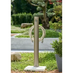 Fontana da Giardino Aquapoint Triangle Ground Nero Metal