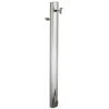 Fontana da Giardino Aquapoint Steel-O da Interrare Cromato