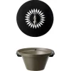 Fontana da Giardino Aquapoint a Parete Wall Fountain Daisy Grigio Tortora