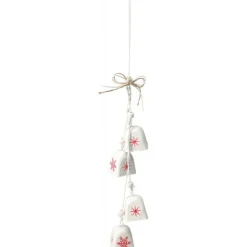 Ghirlanda Campanelle Quadrate 38 cm. Pezzo Singolo
