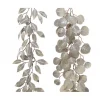 Ghirlanda con foglie e glitter 150 cm. Pezzo Singolo