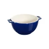 Insalatiera con Manico 18 cm Blu Scura in Ceramica