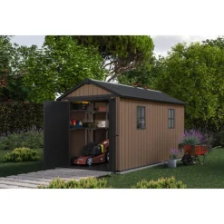 Keter Casetta da Giardino in Resina NEWTON PLUS 1375 - Doppia Scelta di Montaggio
