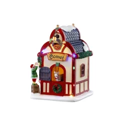 Lemax Santa's Reindeer Deluxe Pack con Neve in Omaggio