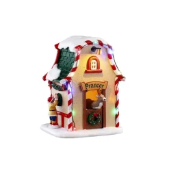 Lemax Santa's Reindeer Deluxe Pack con Neve in Omaggio