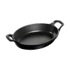 Pirofila Ovale 27 x 15 cm Nera in Ghisa