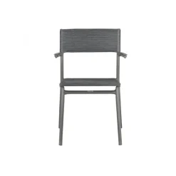 Sedia Impilabile con Braccioli ORON LaFuma LFM5067 Obsidian