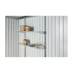 Set di Scaffali 4 Ripiani Standard per Casetta in Metallo NEO Biohort