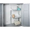 Set di Scaffali 2 Ripiani Standard per Armadio da Esterno in Metallo ROMEO
