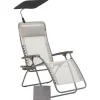 Set Poltrona Reclinabile Sdraio RELAX ZEN EDITION LaFuma LFM5367 Seigle II/Titane