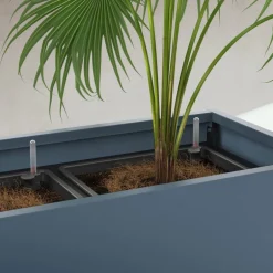 Sistema di Irrigazione Automatica per Fioriera in Metallo Herstera 100x50x50 cm