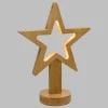 Stella con Base H25cm LED BIANCO CALDO