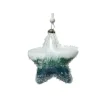 Stella in vetro da appendere Blu Artic dim 10 cm Pezzo Singolo