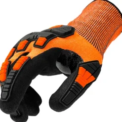 Stocker Guanti antitaglio per forbici 8/S arancione, in nitrile