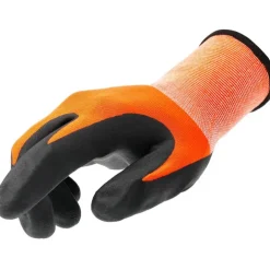 Stocker Guanti da Lavoro Ultra Fini in nitrile 10/L Arancione