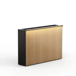 Supporto Magnetico Herstera per Luci colore Antracite per Fioriere DECO 120x7x3cm