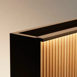 Supporto Magnetico Herstera per Luci colore Antracite per Fioriere DECO 120x7x3cm