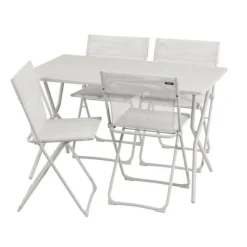 Tavolo da giardino pieghevole BALCONY 120x70 cm LaFuma LFM5339 CB Seigle/Seigle